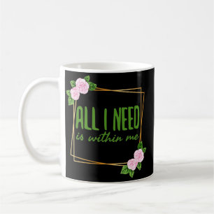 positive Vibes Redewendungen für Motivation Kaffeetasse