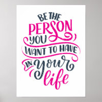 Positive Vibes - seien Sie die Person, die Sie Gew