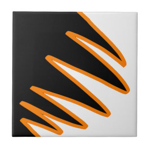 Positive Vibes Splash of Color Happy Abstrakt Art Fliese