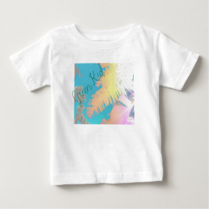 Positive Vibes Tropical Palm Trees Baby T-shirt