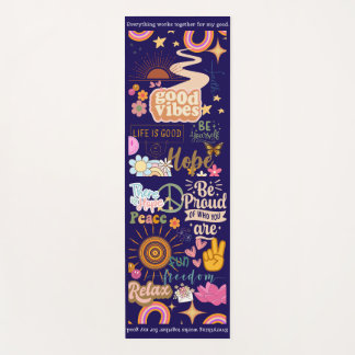 Positive Vibes Yoga-Matte Yogamatte