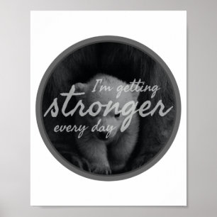 positive Visionen über Leben und Selbstannahme Poster