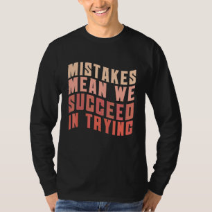 Positive Wachstumsmentalität Zurück zur Schule Leh T-Shirt