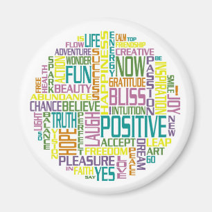 Positive Word-Magnete Magnet