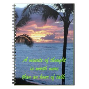 Positive Zitate für Notebook Notizblock