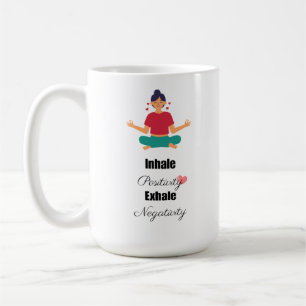 Positive Zitate Typografie Kaffeetasse