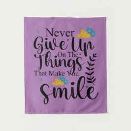 Positive Zitate zur psychischen Gesundheit Wandteppich