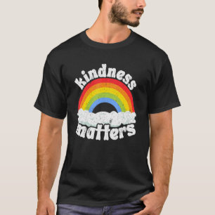 Positiver Anti Bullying Rainbow Sped Teacher Kindn T-Shirt