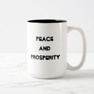 positiver Becher Zweifarbige Tasse