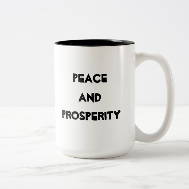 positiver Becher Zweifarbige Tasse (Rechts)