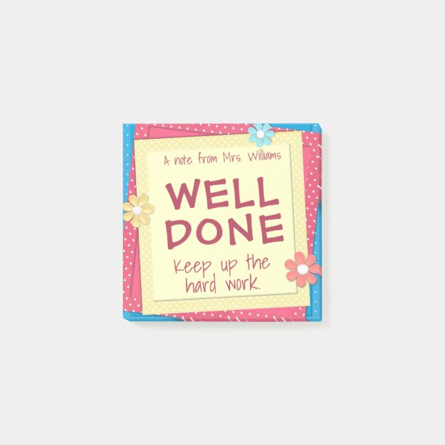 Positiver Beitrag Hinweise für Studierende | gut g Post-it Klebezettel (Vorderseite)