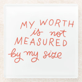 Positiver Body Pride Untersetzer