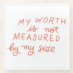 Positiver Body Pride Untersetzer