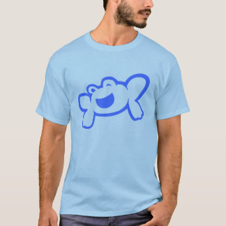 Positiver Frosch (blau) T-Shirt