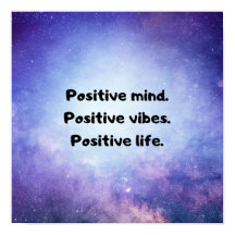 "Positiver Geist, positive Vibes, positives Leben"