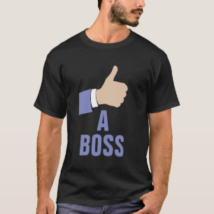Positiver Geschäftstext, humorvoll wie ein BOSS T-Shirt