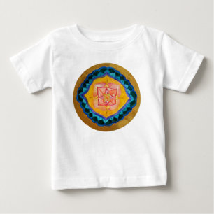 Positiver Mandala Baby Fine Jersey T - Shirt, Whit T-shirt