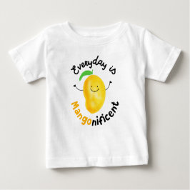 Positiver Mango Pun - Alltag ist mangonificent Baby T-shirt