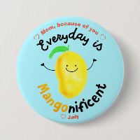 Positiver Mango Pun - Alltag ist Mangonificent