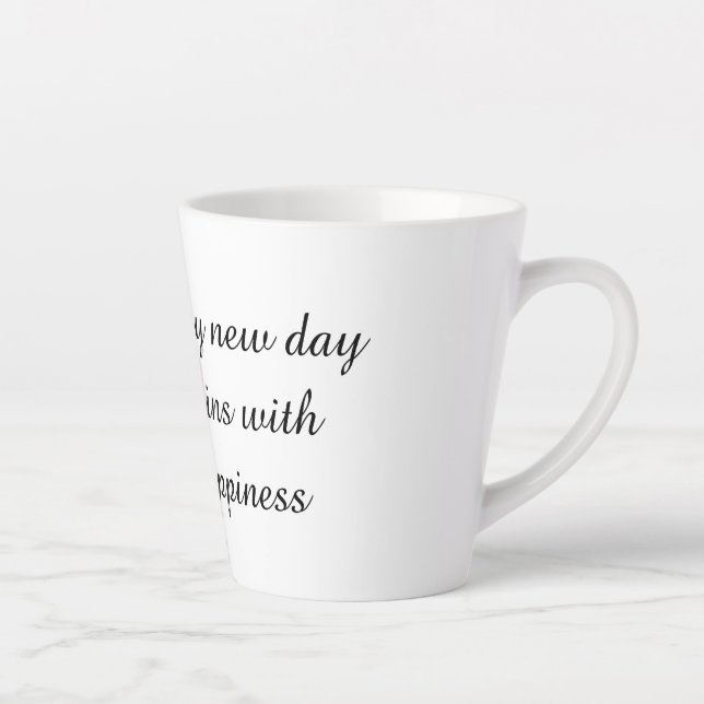 Positiver Morgenbecher Milchtasse (Rechts)