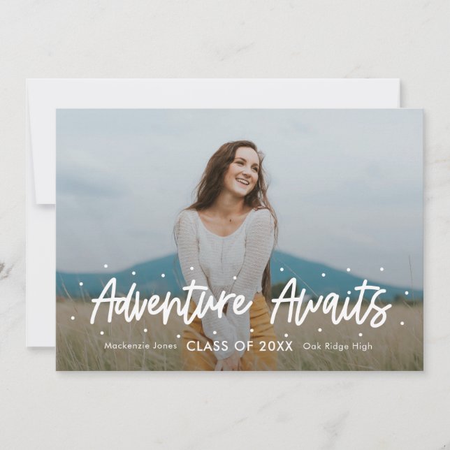 Positiver Outlook Editable Color Abschluss Einladung (Vorderseite)