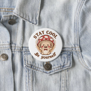 Positiver Pilz Button