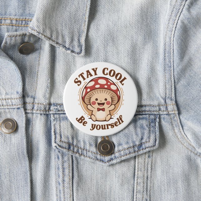 Positiver Pilz Button (Beispiel)