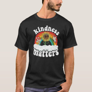 Positiver Sped Teacher Anti Bullying Rainbow Kindn T-Shirt