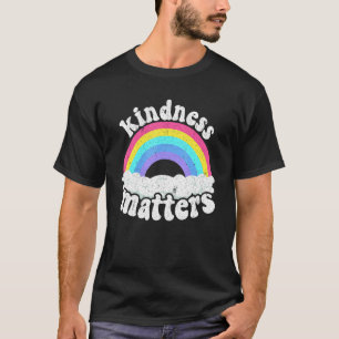 Positiver Sped Teacher Anti Bullying Rainbow Kindn T-Shirt