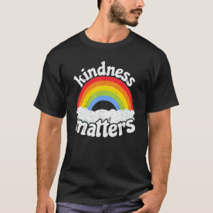 Positiver Sped Teacher Anti Bullying Rainbow Kindn T-Shirt