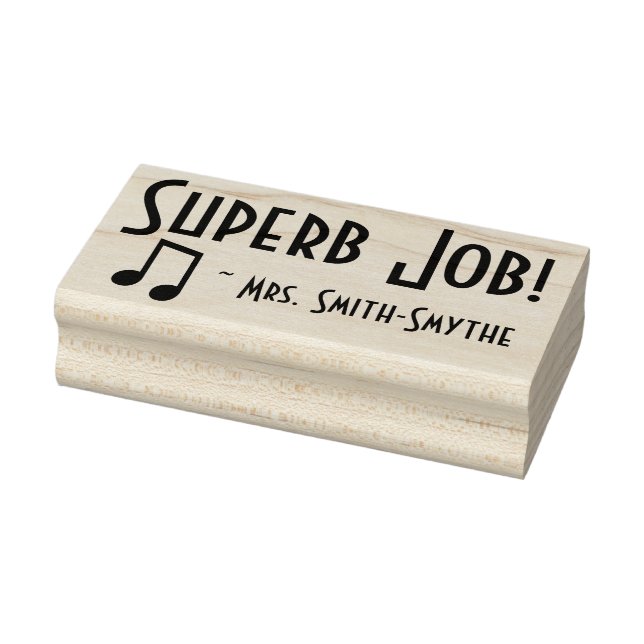 Positiver "Super Job!" Briefmarke aus Gummi Gummistempel (Stempel)