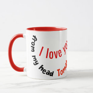 Positiver Tomatenpun - von meinem Kopf Tomaten Tasse