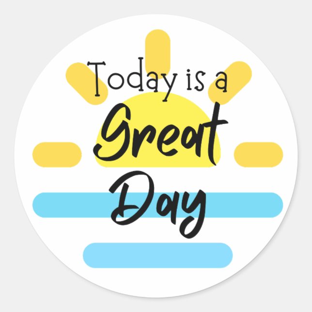 Positiver und aufhellender Sticker (Vorderseite)