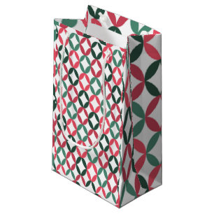 Positiver und negativer Raum - Aquamarin und rosa Kleine Geschenktüte