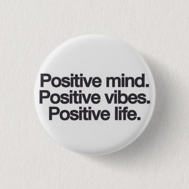 positiver Vibeknopf Button (Vorderseite)