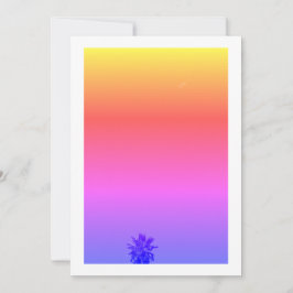 Positiver Vibes Tropical Palm Tree Moon Minimalism Karte