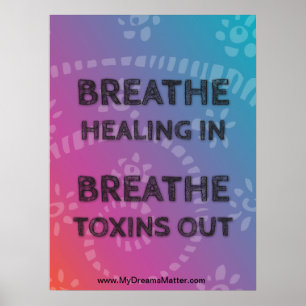 Positives Affirmation Manifest Perfect Body Health Poster