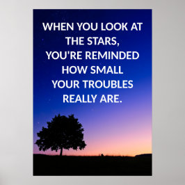 Positives Affirmative Motivierend Quote Poster