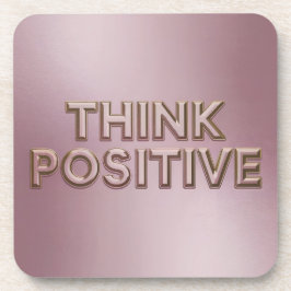 Positives Affirmative Untersetzer Set