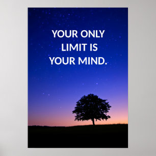 Positives Affirmative Zitat Poster
