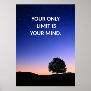 Positives Affirmative Zitat Poster