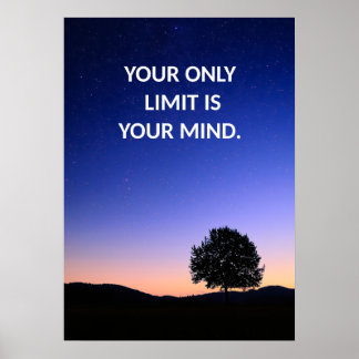 Positives Affirmative Zitat Poster