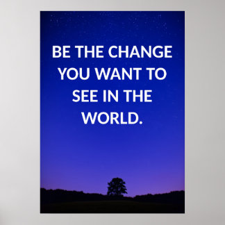 Positives Affirmative Zitat Poster