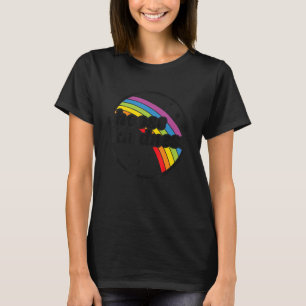 Positives Anti-Mobbing Regenbogen Frieden Hippie W T-Shirt