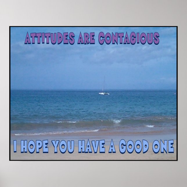 Positives Attitude Poster (Vorne)