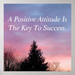 Positives Attitude Poster Inspiration Poster