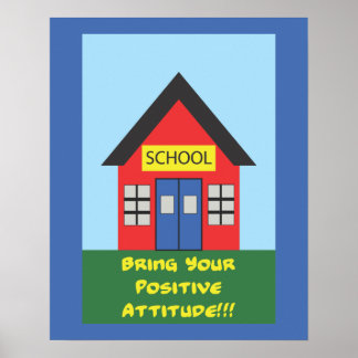 Positives Attitude School Poster