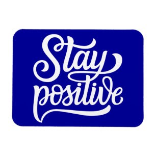 Positives Blau bleibe Magnet