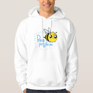 Positives Denken Bee Positive Niedliche Biene Hoodie