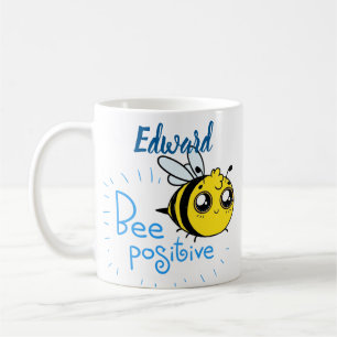Positives Denken Bee Positive Niedliche Biene Kaffeetasse